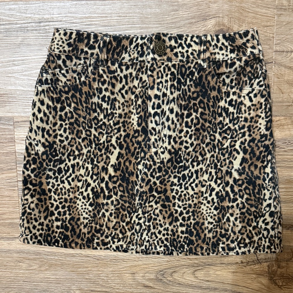 Leopard Print Women's Skirt